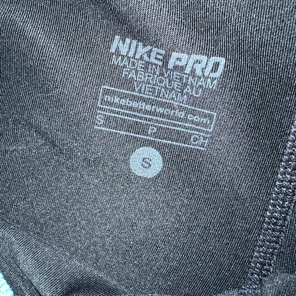 Nike Pro Black Spandex Size Small - Picture 3 of 4